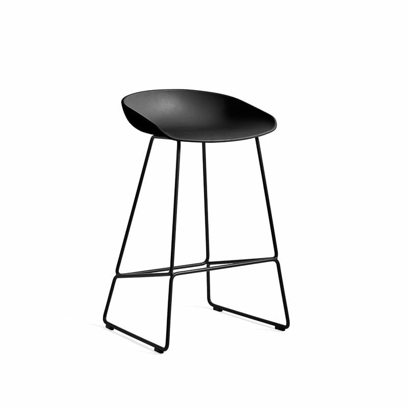 Aas38 Tabouret De Bar – Black Powder Coated Frame  | Tabourets De Bar Mobilier Tabourets De Bar