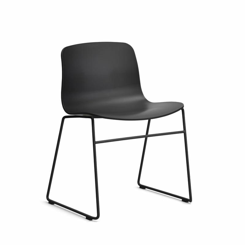 About A Chair Aac08 – Black Steel Frame  | Chaises Chaises azure blue