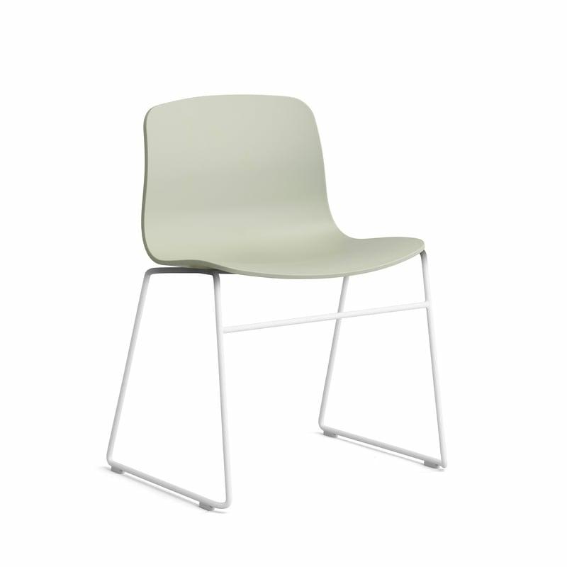 About A Chair Aac08 – White Steel Frame  | Chaises Chaises azure blue