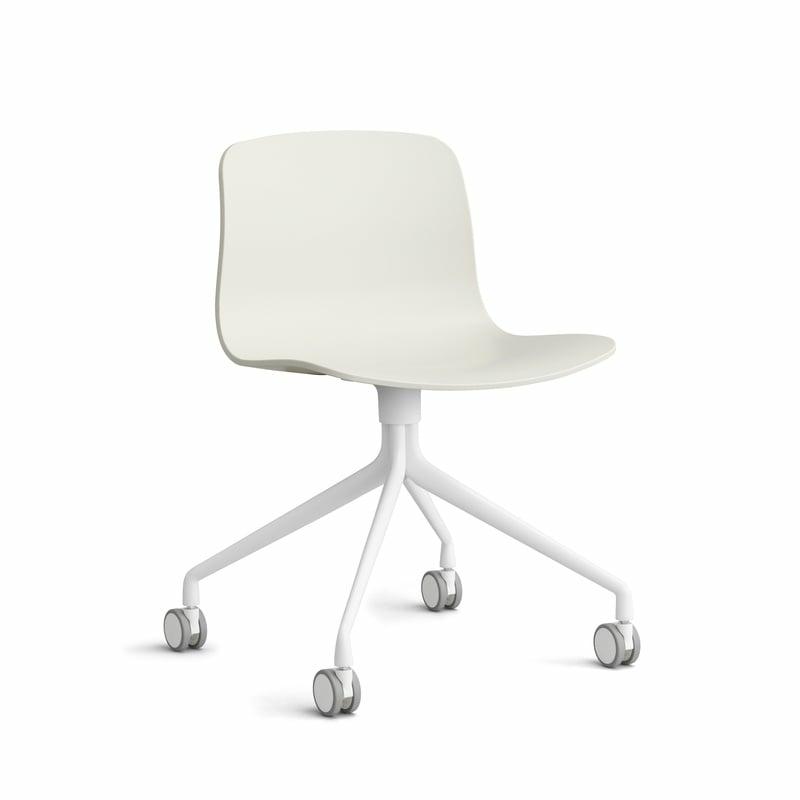 About A Chair Aac14 – White Steel Frame  | Chaises Chaises azure blue