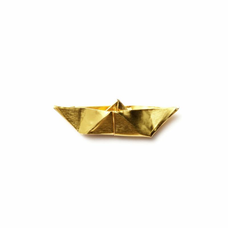 Broche Origami Or – Turina  | Accessoires De Style De Vie Accessoires De Style De Vie Accessoires De Style De Vie