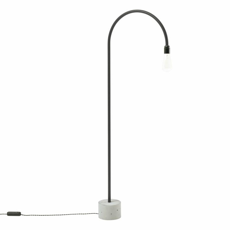 Bul045 Lampadaire H1400 – Concrete Grey Base  | Lampadaires Lampadaires Black