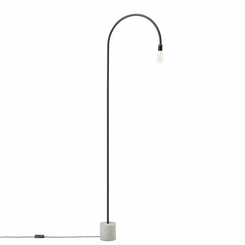 Bul055 Lampadaire H1400 – Concrete Grey Base  | Lampadaires Lampadaires Black