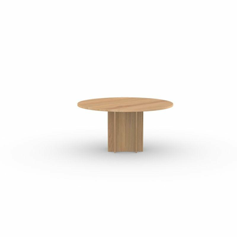 Column Quadpod Table – Chêne Naturel Laqué – Studio Henk  | Tables Mobilier Tables