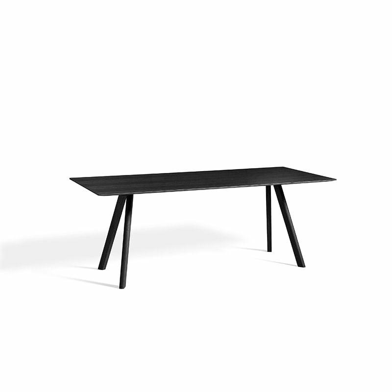 Cph30 Copenhague Table – L200 Cm – Black Oak Frame  | Tables Mobilier Tables