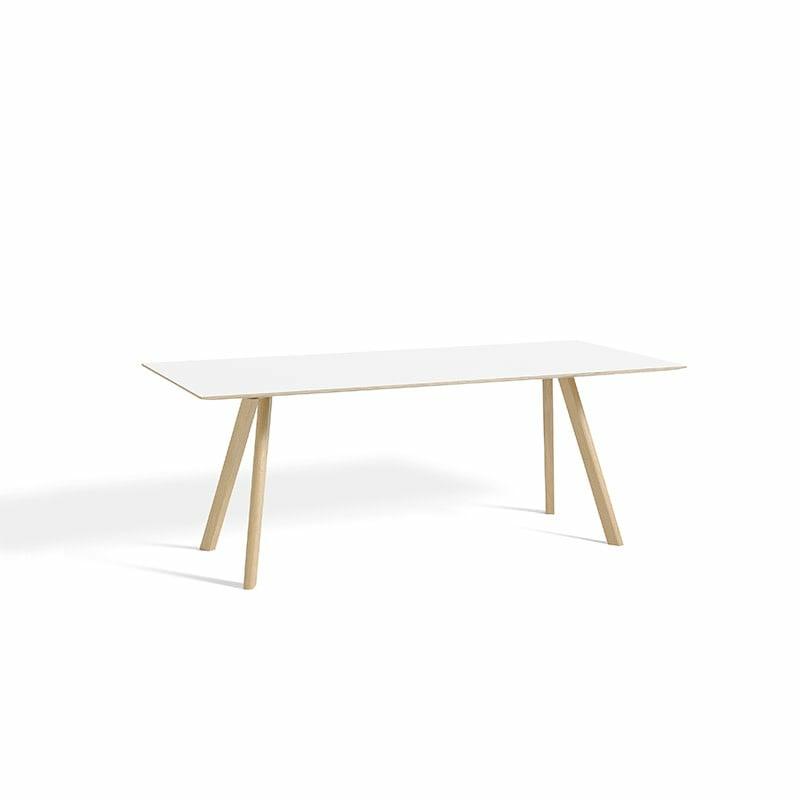 Cph30 Copenhague  Table – L200 Cm – Natural Oak Frame  | Tables Mobilier Tables