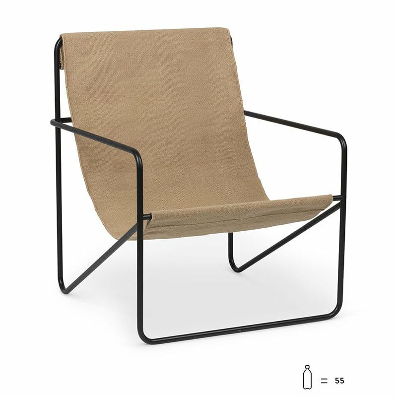 Desert Lounge Chair – Frame Black / Sand  | Chaises Lounge & Fauteuils Chaises Lounge & Fauteuils Chaises Lounge & Fauteuils