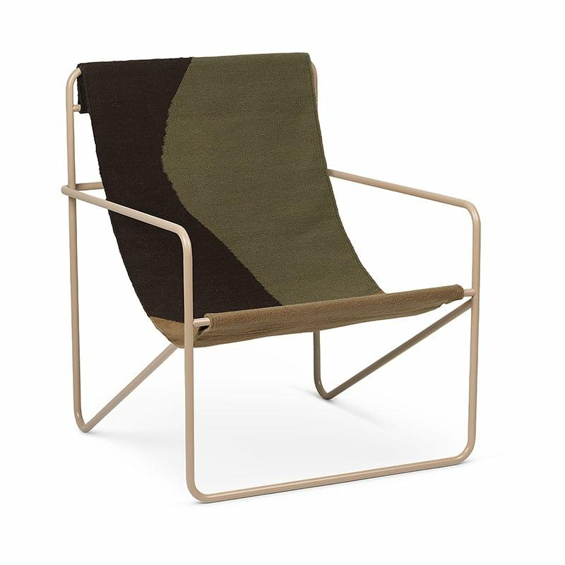 Desert Lounge Chair – Frame Cashmere / Dune – Fermliving  | Chaises Lounge & Fauteuils Chaises Lounge & Fauteuils Chaises Lounge & Fauteuils