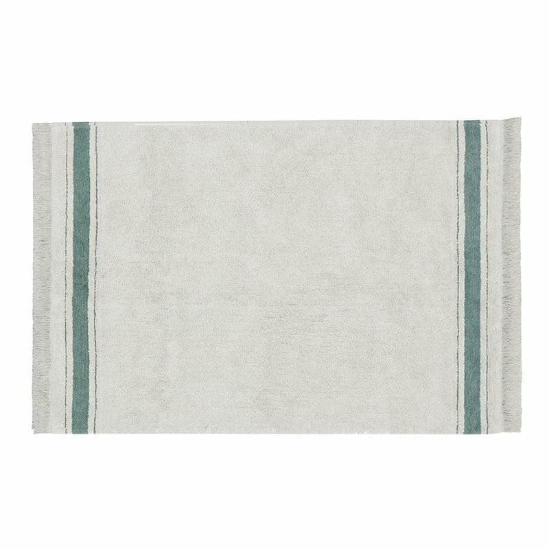 Gastro Vintage Blue – Tapis Lavable En Coton  | Tapis Mobilier Tapis