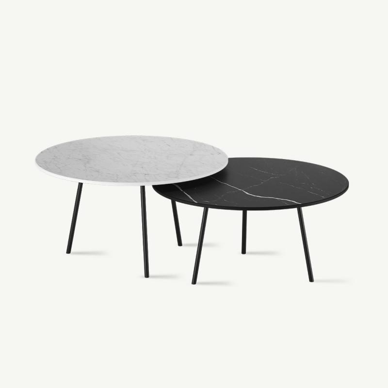 George & George Table De Salon (Set 2Pc)  | Tables De Salon & Tables D'Appoint Mobilier Carrara & Carra