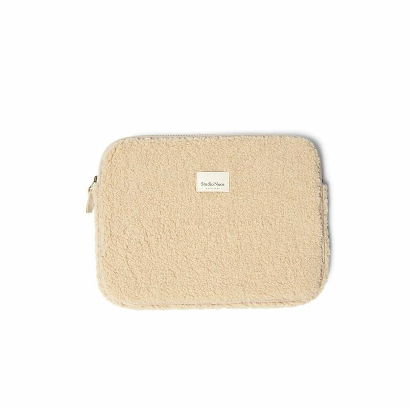 Housse Pour Ordinateur Portable Écru Teddy  | Accessoires De Style De Vie Accessoires De Style De Vie Accessoires De Style De Vie