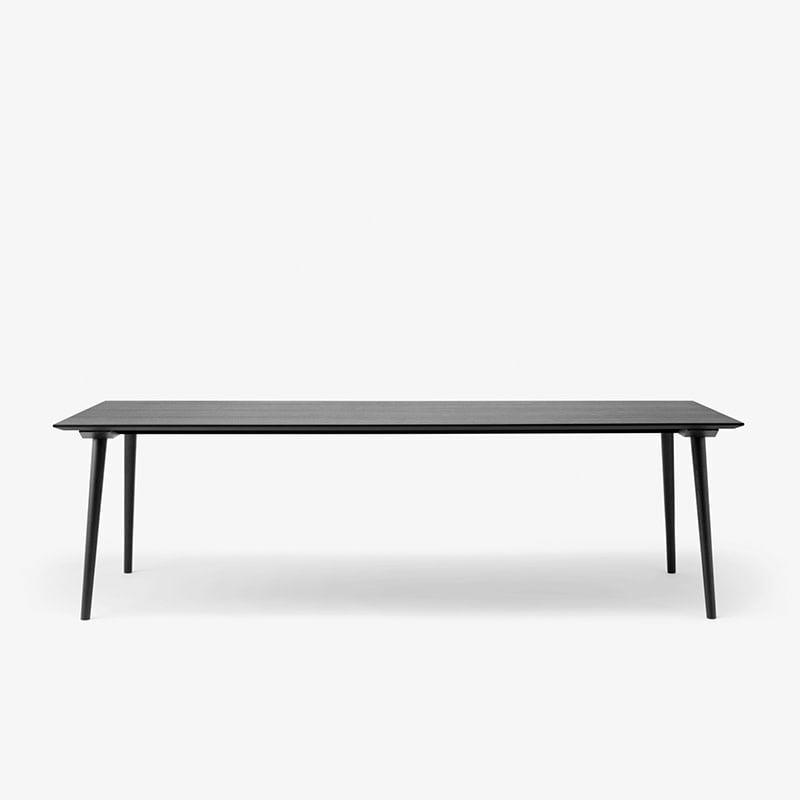 In Between Sk6 Table L 250 Cm X B 100 Cm X H 73 Cm –   | Tables Mobilier Black Lacquered Oak