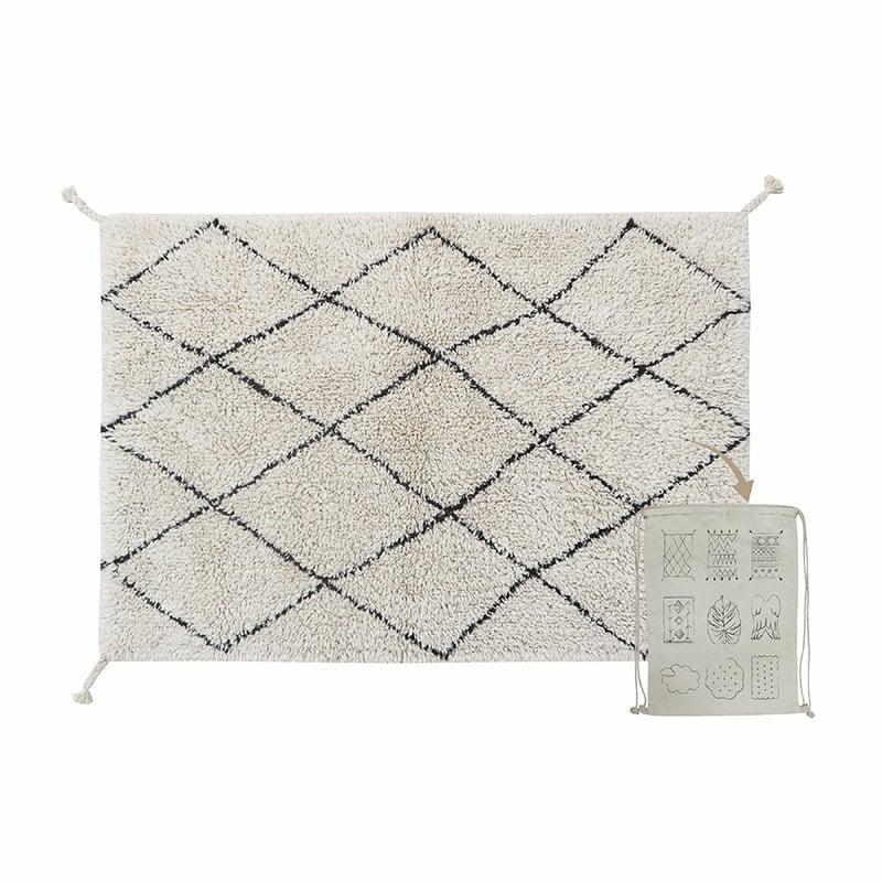 Mini Bereber – Tapis En Coton Lavable 70 X100 Cm  | Tapis Mobilier Tapis