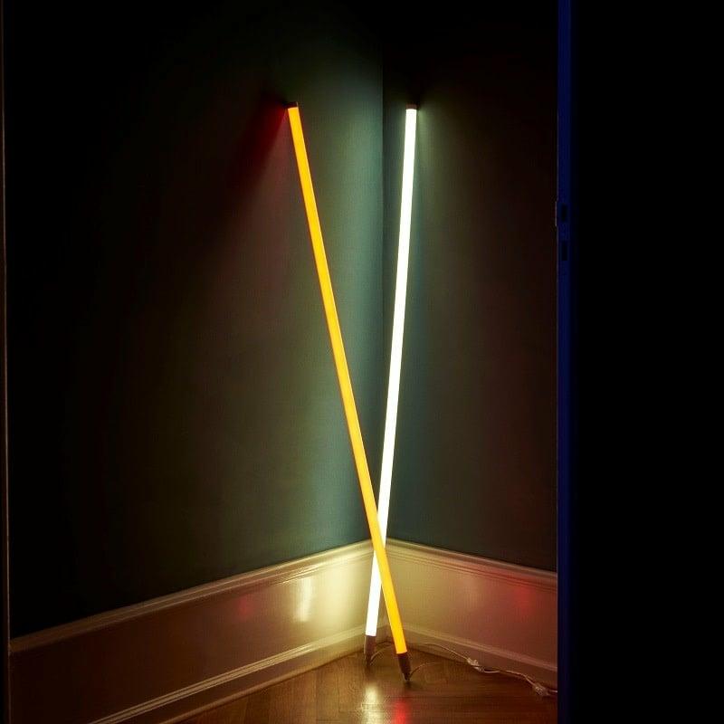 Neon Tube Led Yellow  | Lampe Mural Lampadaires Lampadaires