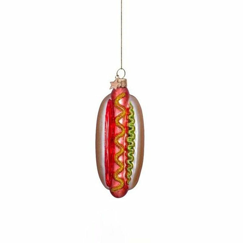 Pendentif De Noël – Hotdog Small (Glass)  | Noël Déco Noël