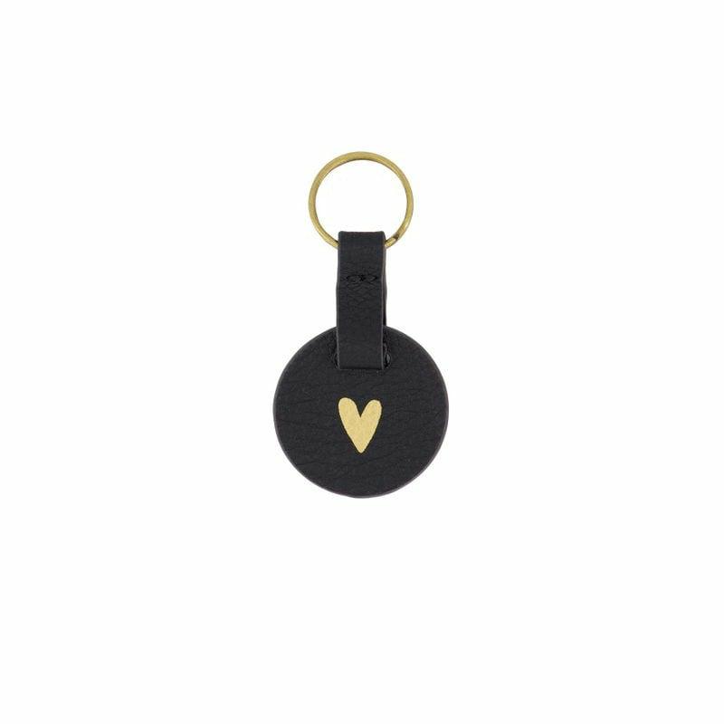 Porte-Clés Coeur Noir – Zusss  | Accessoires De Style De Vie Accessoires De Style De Vie Accessoires De Style De Vie