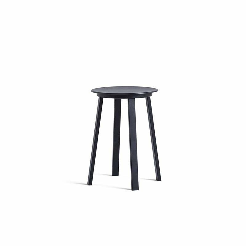 Revolver Tabouret – Powder Coated Steel Frame  | Tabourets De Bar Mobilier Gris