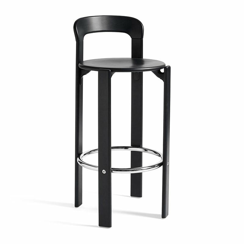 Rey Tabouret De Bar H75Cm – Hay  | Tabourets De Bar Mobilier deep black