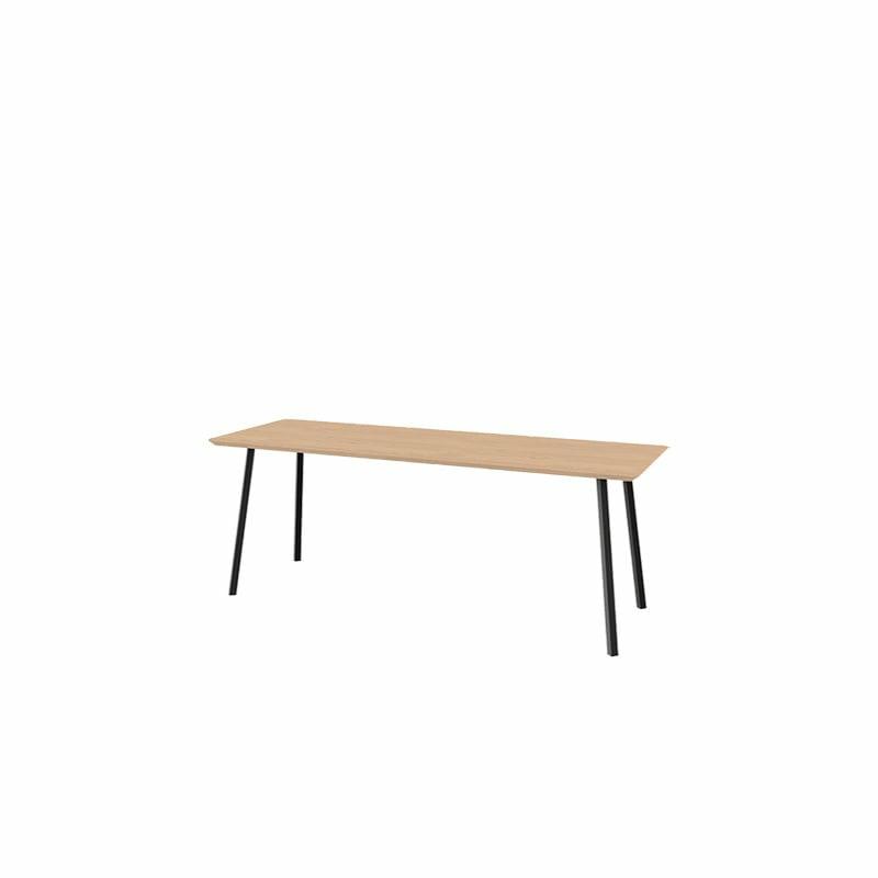 Table New Classic Rectangulaire – Plateau En Chêne Clair Naturel  | Tables Mobilier Tables