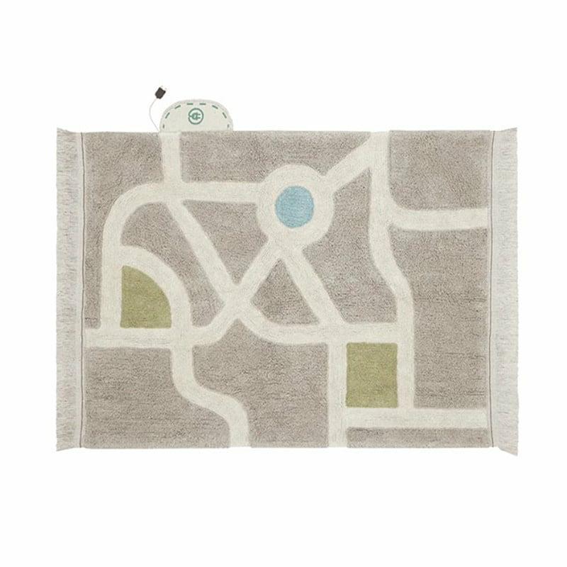 Tapis De Jeu Eco City – Tapis En Coton Lavable 120 X 170 Cm  | Tapis Mobilier Tapis