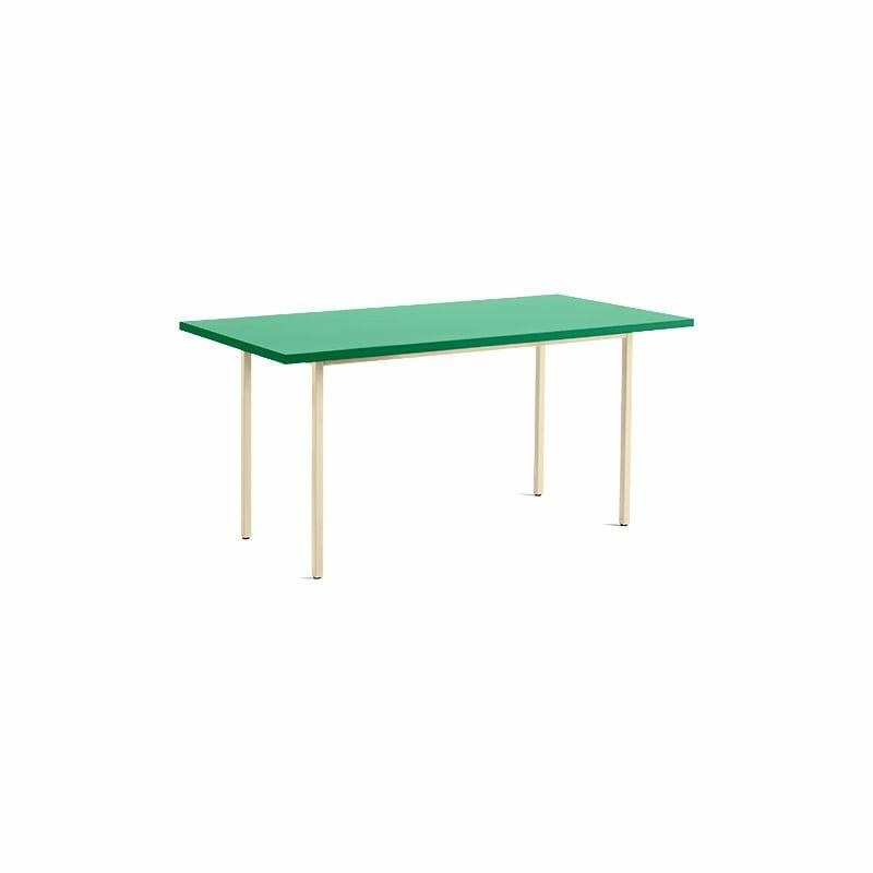 Two-Colour Table – Green Mint Tabletop – Ivory Frame – Muller Van Severen  | Tables Mobilier Tables