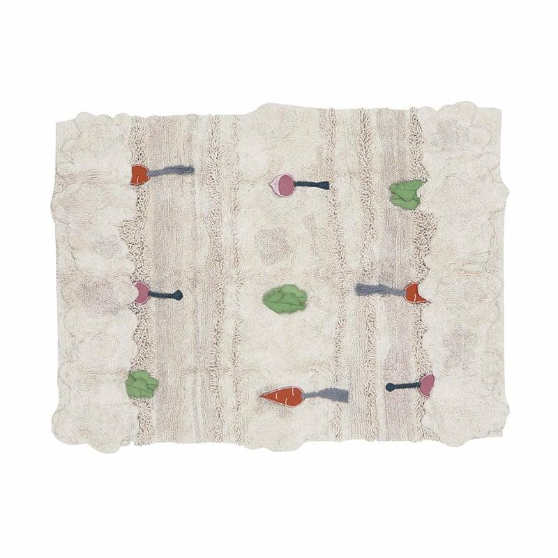 Veggie Garden – Tapis En Coton Lavable 120 X 160 Cm  | Tapis Mobilier Tapis