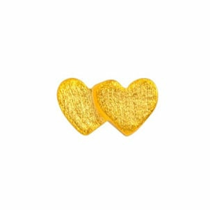 Boucle D'Oreille Domino Hearts 2 (1 Pièce) Or  | Accessoires De Style De Vie Accessoires De Style De Vie Accessoires De Style De Vie